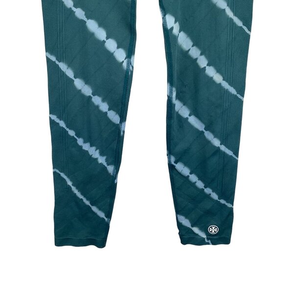 Tory Burch Size Small High-Rise Shibori Seemless Leggings Tie-Dye‎ High-Rise - Picture 7 of 11